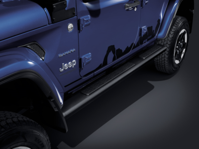 Wrangler 2018-Present Tube Steps Black – 2-Door