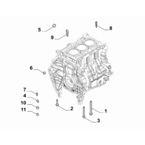 Jeep Wrangler 2018-Present Timing Belt/Chain And Cover And Balance Shaft Screw