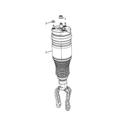 Jeep Grand Cherokee 2011-2020 Front Suspension, Strut And Cradle Spring