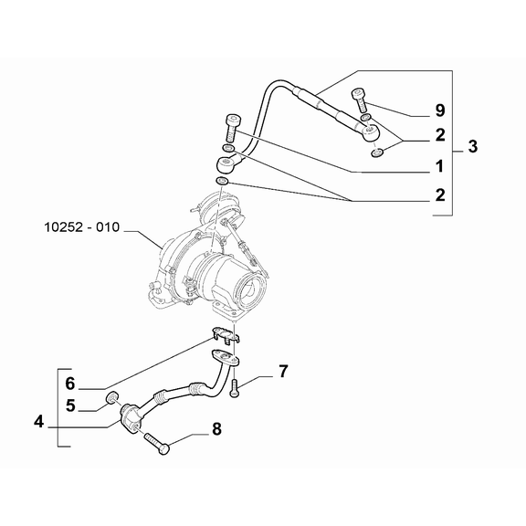 Jeep Renegade 2015-Present Lubrication System Hose