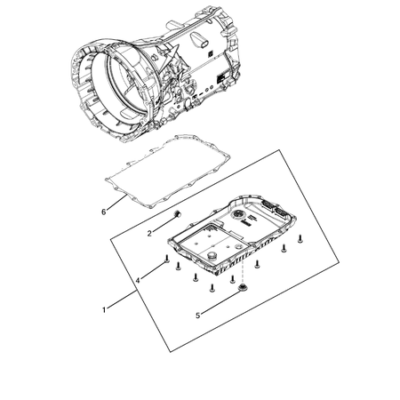 Jeep Grand Cherokee 2011-2020 Case, Extension, Oil Pan, And Indicator (Dipstick) Screw