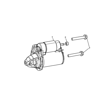 Jeep Cherokee 2014-2018 Starters Starter Motor