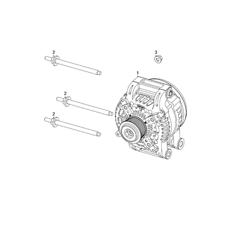 Jeep Grand Cherokee 2021-Present Generators/Alternators Nut