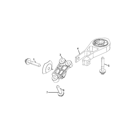 Jeep Compass 2017-Present Engine Mounting Screw
