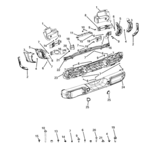 Jeep Renegade 2015-Present Partition Panel Plug