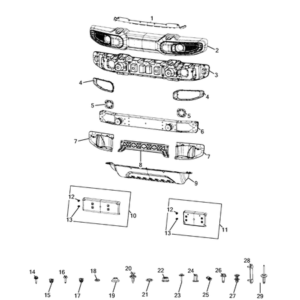 Jeep Compass 2017-Present Frames Clamping Kit