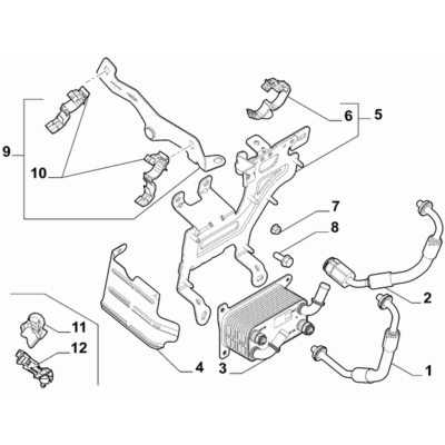 Jeep Renegade 2015-Present Transmission Cooling System Radiator