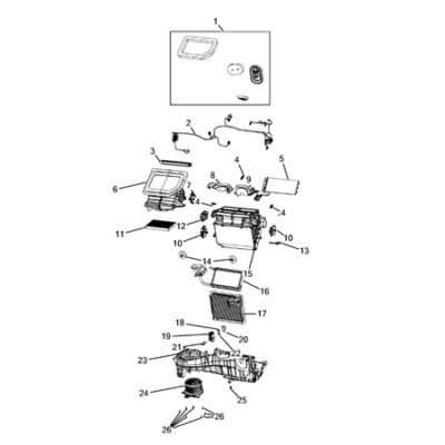 Jeep Wrangler 2018-Present Air Conditioner And Heater Units Air Conditioner