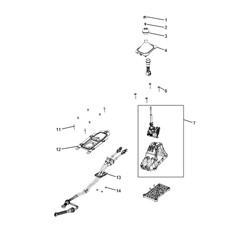 Jeep Compass 2017-Present Gearshift Controls And Related Parts Screw