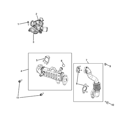 Jeep Wrangler 2018-Present Egr System Screw