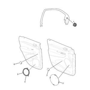 Jeep Compass 2017-Present Park Assist Moulding