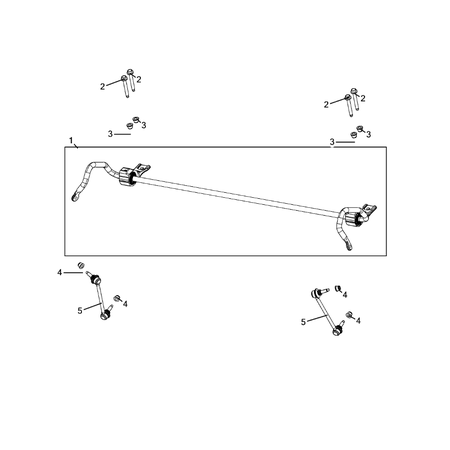 Jeep Grand Cherokee 2021-Present Rear Stabilizer Bar Nut