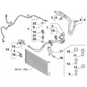 Jeep Renegade 2015-Present Ventilation And Heating Seal Gasket