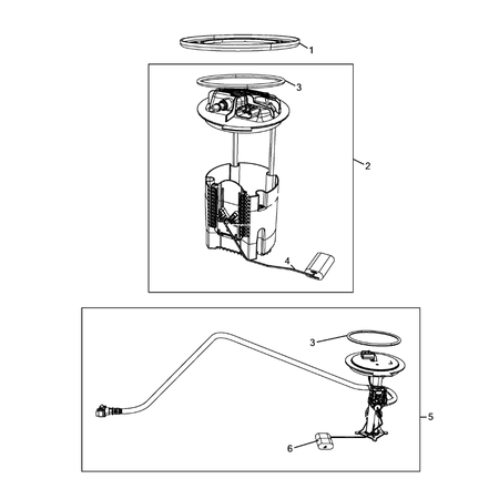 Jeep Grand Cherokee 2021-Present Fuel Pump And Sending Unit Fuel Pump