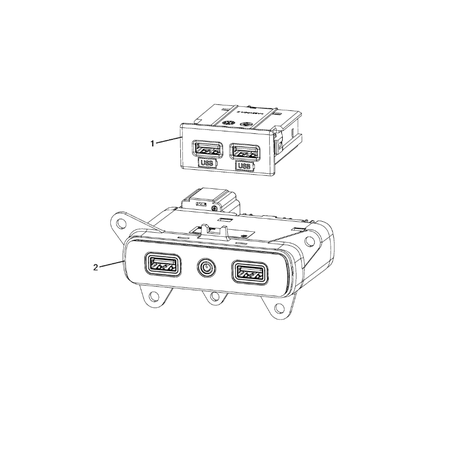 Jeep Grand Cherokee 2011-2020 Radio, Antenna, Speakers, Dvd, And Video Systems Screw