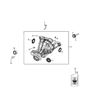 Jeep Grand Cherokee 2011-2020 Rear Axle Assembly Plug