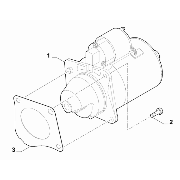 Jeep Renegade 2015-Present Engine Starting Equipment Screw