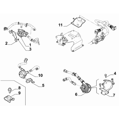 Jeep Renegade 2015-Present Water Pump And Lines Clip