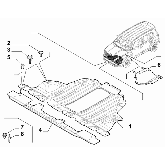 Jeep Renegade 2015-Present Frame Guards Protection