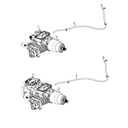 Jeep Cherokee 2014-2018 Rear Axle Assembly Vent Pipe