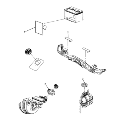 Jeep Grand Cherokee 2011-2020 Under Hood Plate