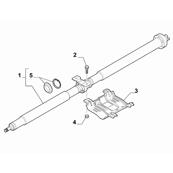 Jeep Renegade 2015-Present Transmission-To-Axle Propeller Shaft Screw