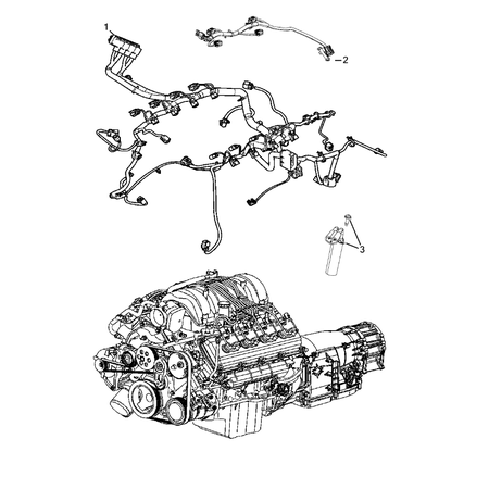 Jeep Grand Cherokee 2011-2020 Wiring-Powertrain Cable Harness