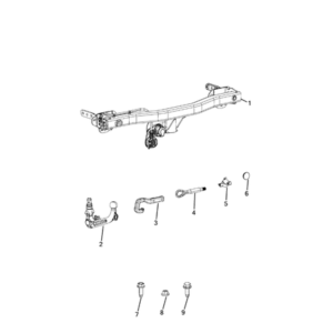 Jeep Compass 2017-Present Trailer Tow And Tow Hooks Hook