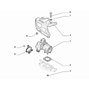 Jeep Renegade 2015-Present Exhaust Piping Bracket