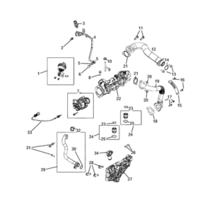 Jeep Renegade 2015-Present Exhaust Piping Silencer Catalized