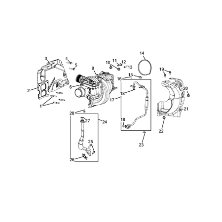 Jeep Grand Cherokee 2021-Present Turbo And Super Chargers Turbocompressor