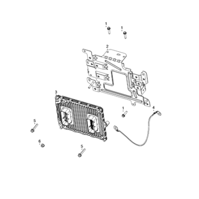 Jeep Wrangler 2018-Present Keys, Modules And Engine Controllers Bracket