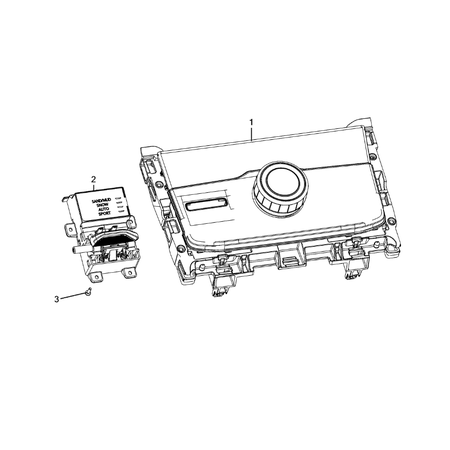 Jeep Grand Cherokee 2021-Present Gearshift Controls And Related Parts Vessel