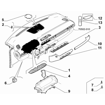 Jeep Avenger 2023-Present Instrument Panel Plug