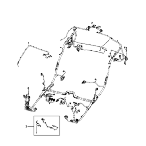 Jeep Renegade 2015-Present Cable Set (Centre) Cable Harness