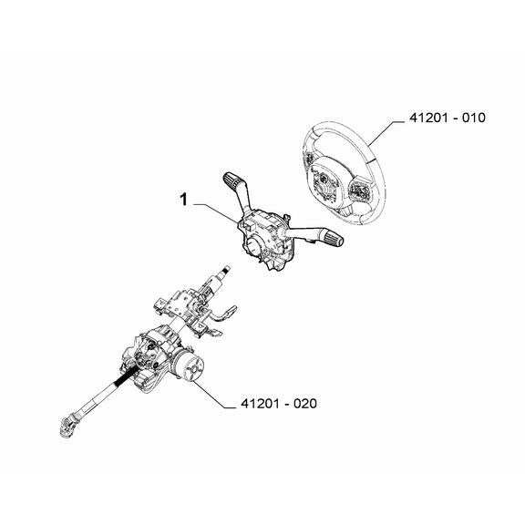 Jeep Avenger 2023-Present Signalling Devices Switch Unit