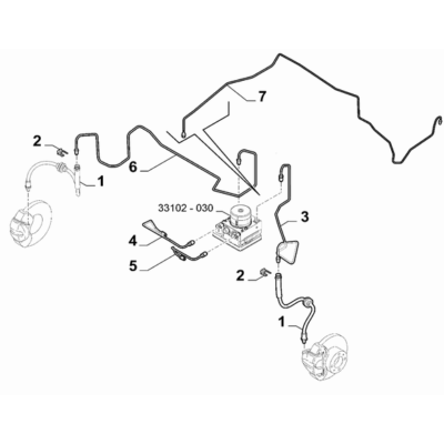 Jeep Renegade 2015-Present Hydraulic Brake System Clip