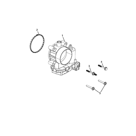 Jeep Compass 2017-Present Throttle Body Bz Throttle Body