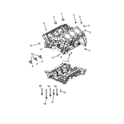 Jeep Wrangler 2018-Present Cylinder Block Plug