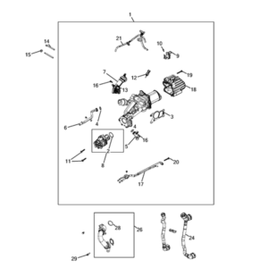 Jeep Compass 2017-Present Egr Cooling System Seal Gasket