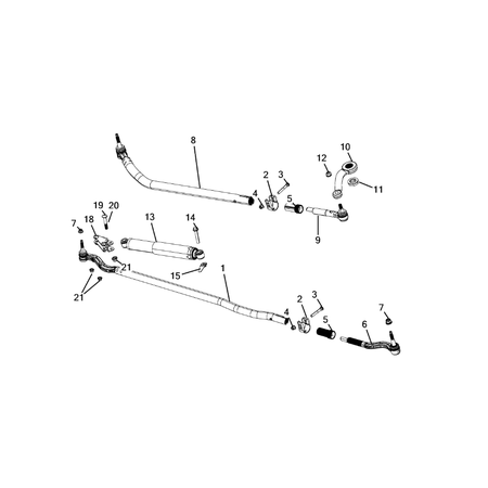 Jeep Wrangler 2018-Present Steering Linkage And Steering Shock Nut