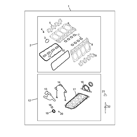 Jeep Grand Cherokee 2011-2020 Engine Identification, Service Engines & Engine Service Kits Seal