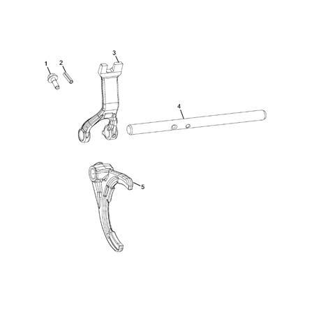 Jeep Wrangler 2018-Present Fork And Rails Pin