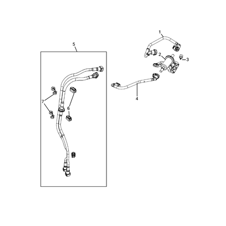 Jeep Grand Cherokee 2021-Present Emission Harness Pipe