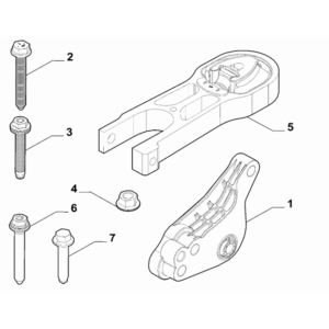 Jeep Renegade 2015-Present Exhaust Piping Bracket