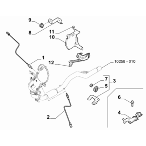 Jeep Renegade 2015-Present Exhaust Piping Silencer Catalized