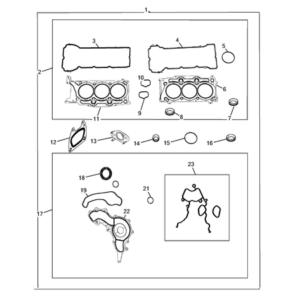 Jeep Wrangler 2018-Present Crankshaft, Piston, Drive Plate, Flywheel, And Damper Screw