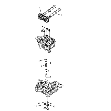 Jeep Grand Cherokee 2011-2020 Camshaft And Valve Rocker