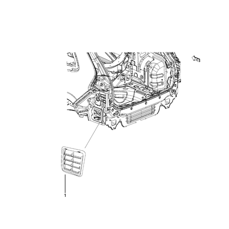 Jeep Cherokee 2014-2018 Air Ducts Grill