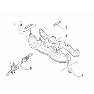 Jeep Renegade 2015-Present Exhaust Piping Lambda Probe